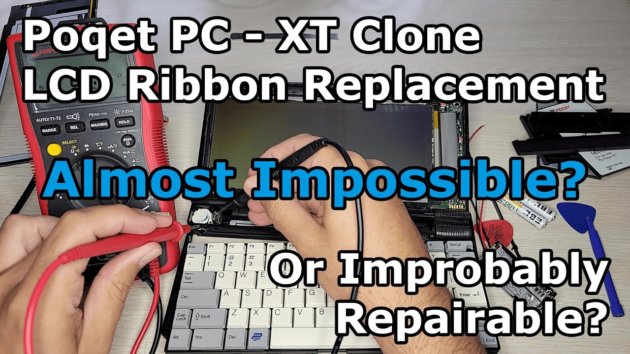 Poqet PC (XT Clone) LCD Ribbon Replacement