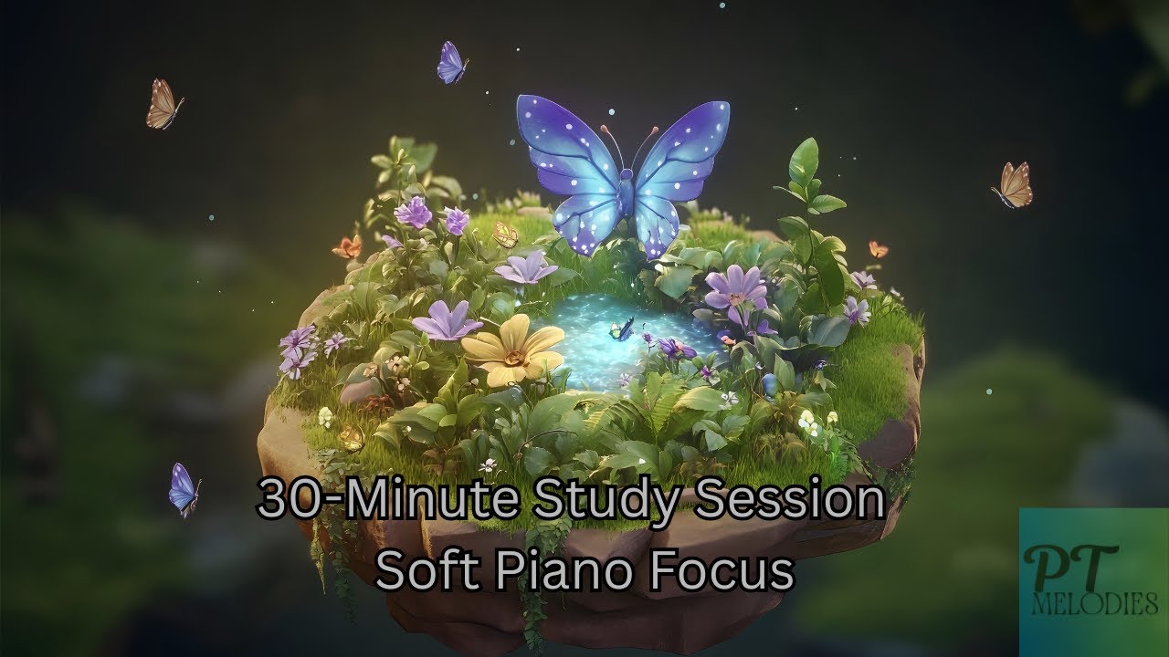 30-Minute Study Session 🎹 Soft Piano Focus