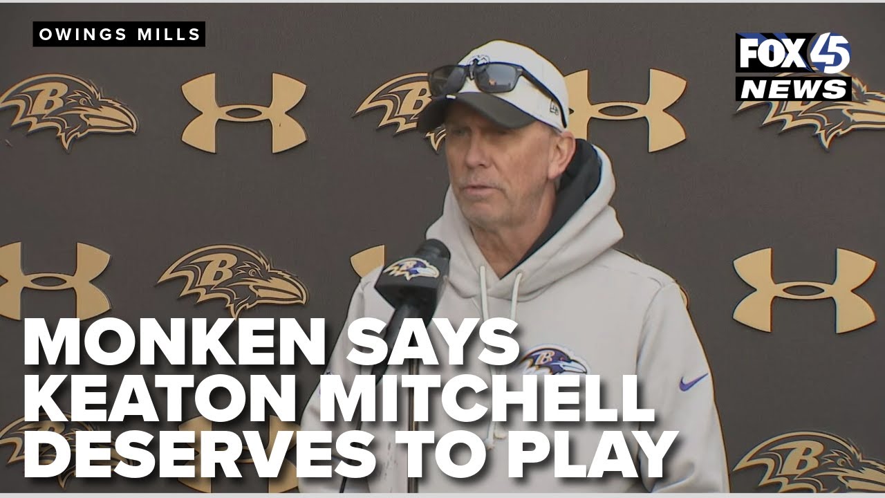 Ravens offensive coordinator Todd Monken says Keaton Mitchell deserves to play more