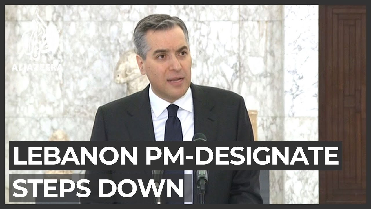 Lebanon PM-designate steps down amid impasse over gov&rsquo;t formation
