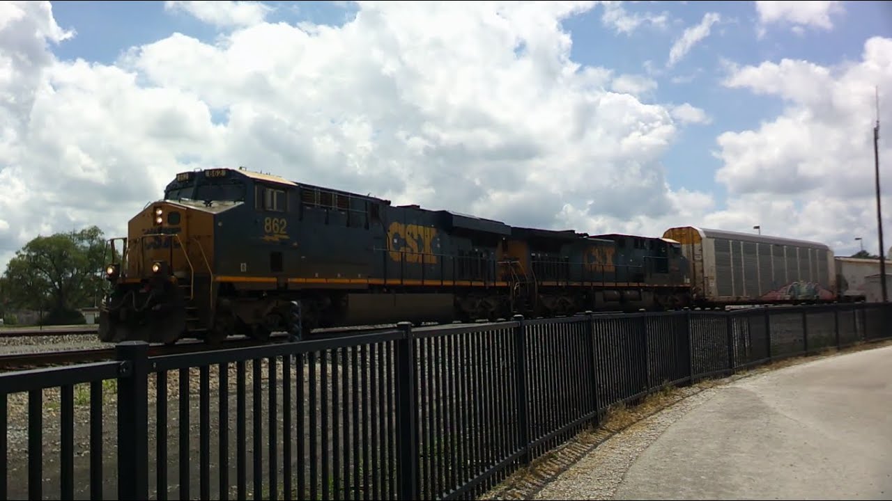 6/24/23 Fostoria, OH; CSX 862 turns north