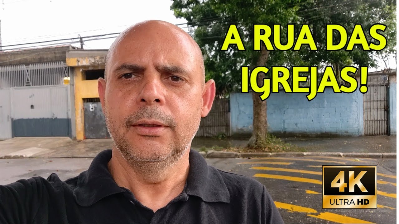 【4K】Mostrando a realidade do bairro da Z/S de São Paulo. A rua das igrejas.