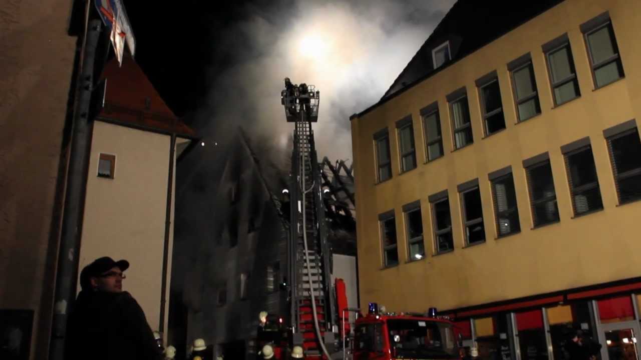 Amberg - Feuer in der Oberen Nabburger Straße am 04.05.2012