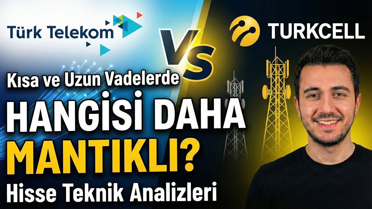 T&Uuml;RK TELEKOM MU T&Uuml;RKCELL Mİ? Hisse Teknik Analizleri