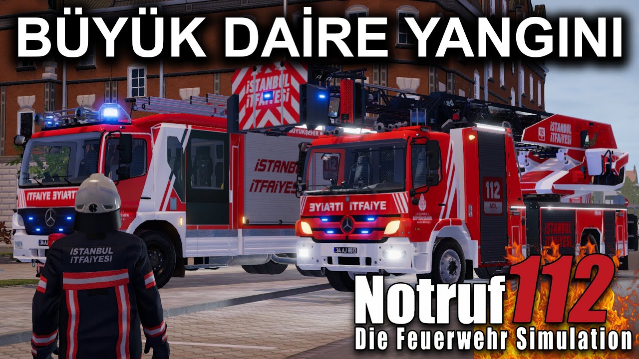 TÜRK İTFAİYELERİNİ YAPTIM ! - NOTRUF 112 TÜRKÇE - Emergency Call 112
