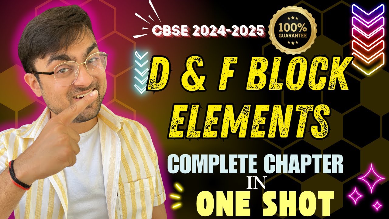 d & f Block Elements | One Shot | Boards 2025 | Chemistry Class 12 | Gravity Circle