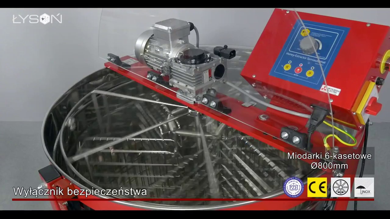 Miodarki 6-kasetowe 800mm automat i półautomat CLASSIC - ramka WLKP, O