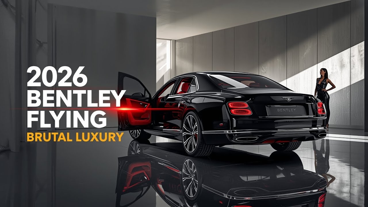 2026 Bentley Flying Spur BLACK 🔥 Brutal $230K Luxury Beast | Red Interior