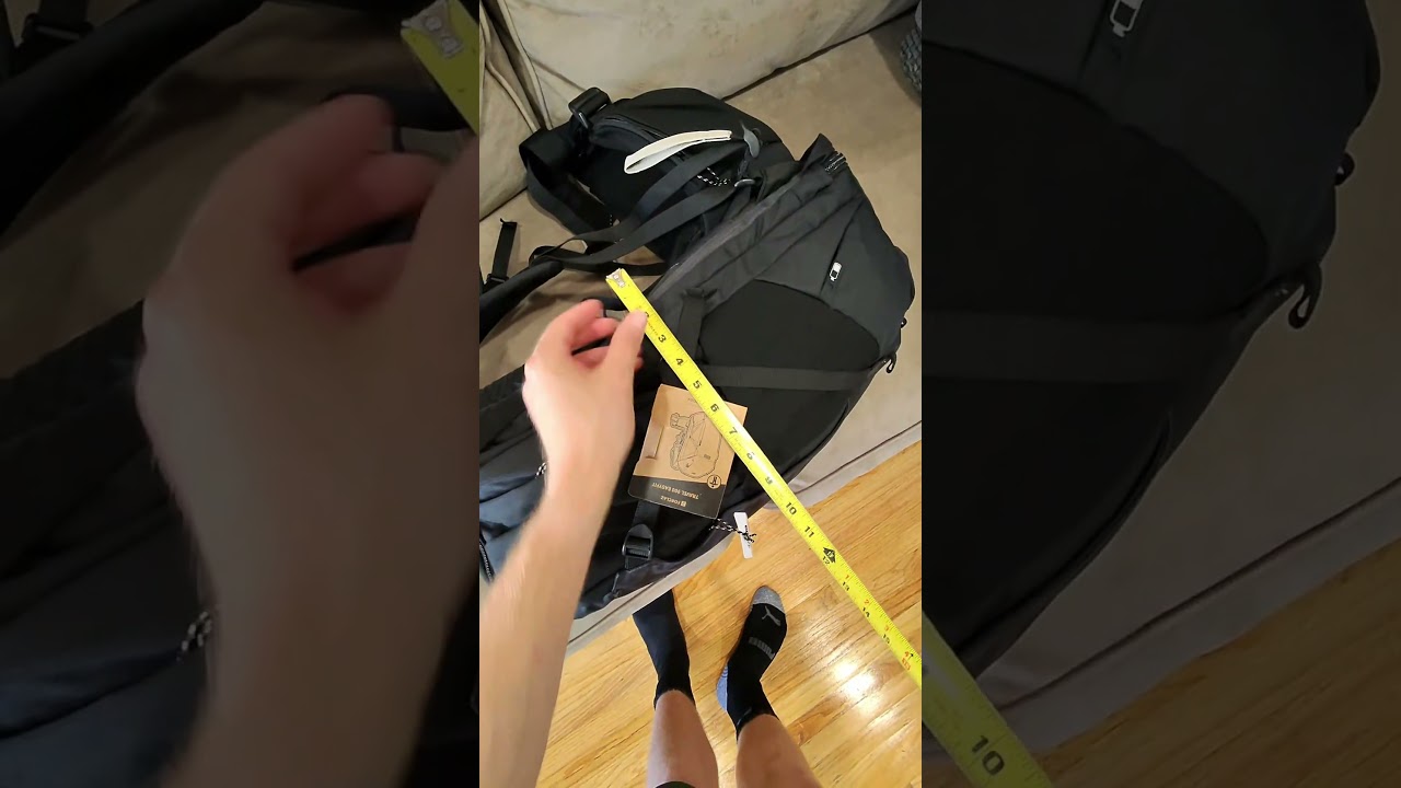 Forclaz Travel 900 - A carry-on 50L backpack? MEASURED!