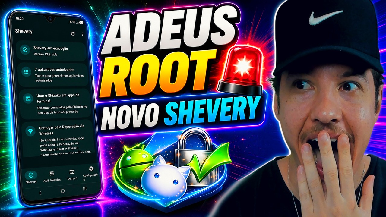 ADEUS ROOT! O NOVO SHEVERY 🔓 Tenha PERMISS&Otilde;ES ESPECIAIS no Android