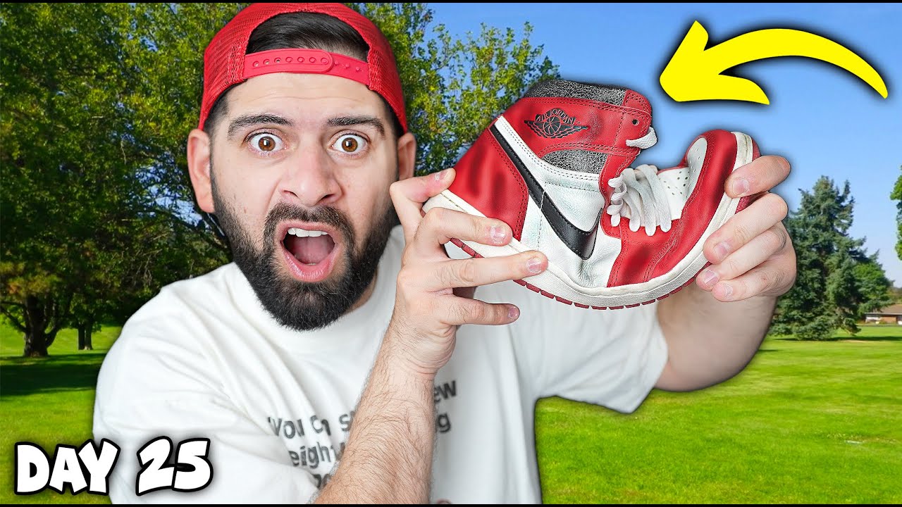 Я носил потерянные и найденные кроссовки Jordan 1 30 дней! Вот что случилось!