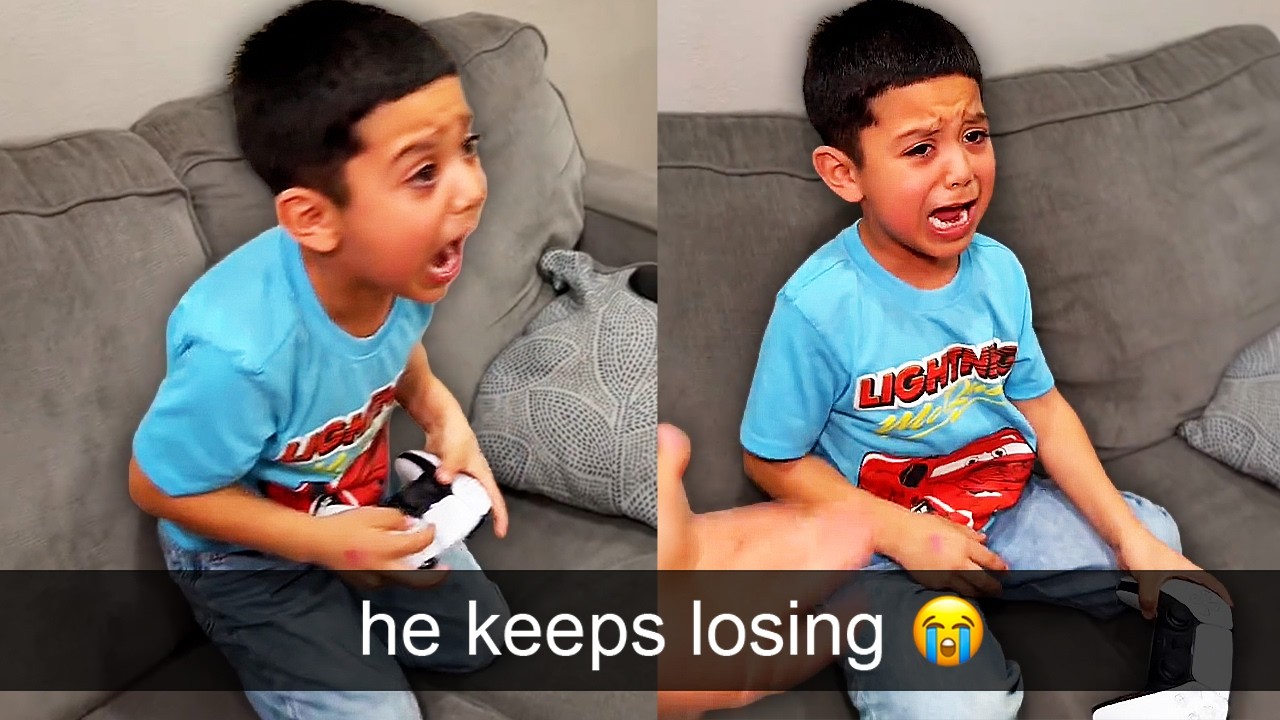 kids that CRASHED OUT over video games