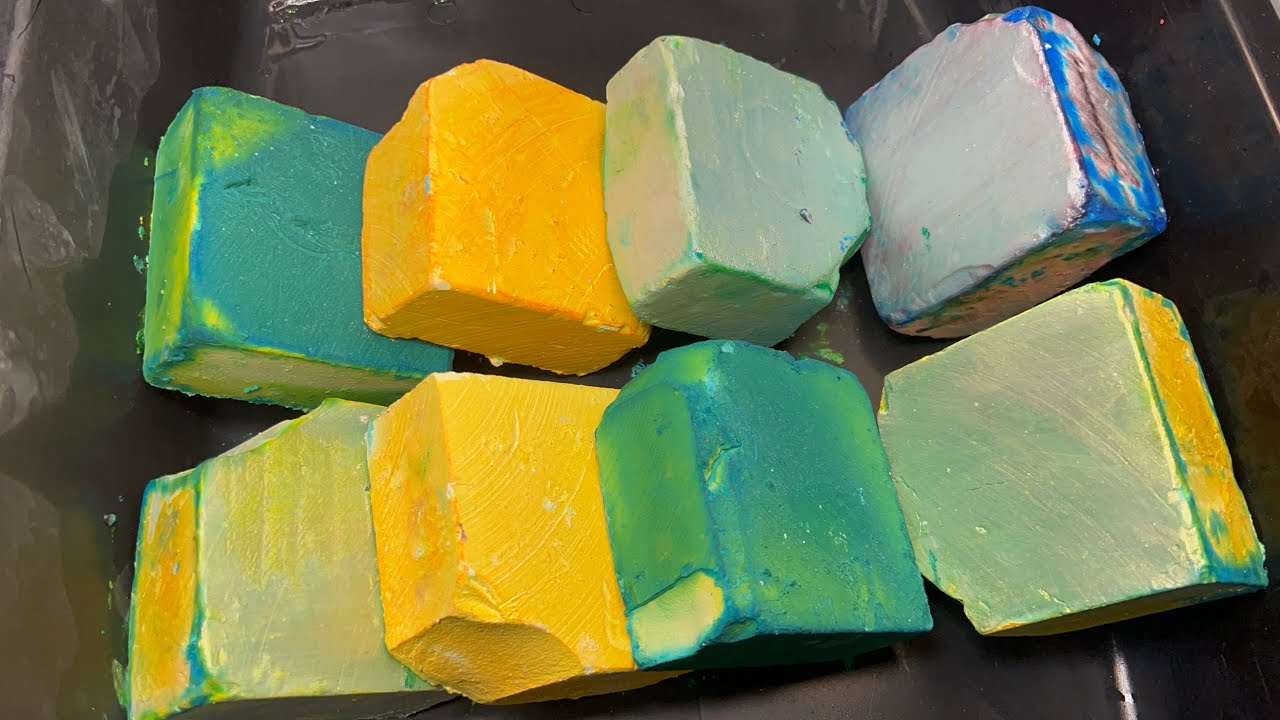 Some processes are too slow | Gym Chalk Crumbles | Satisfying ASMR | Sleep Aid