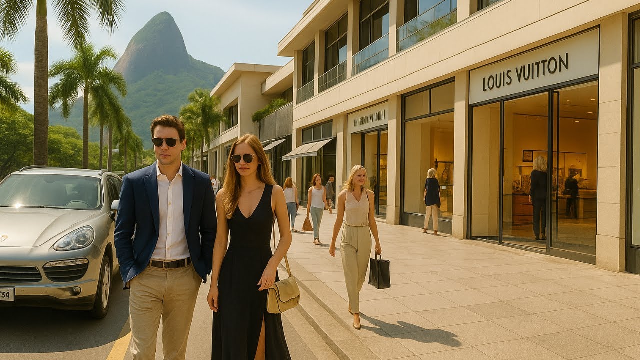 WHAT IS LIFE LIKE IN THE RICHEST NEIGHBORHOODS OF RIO DE JANEIRO?【4K】