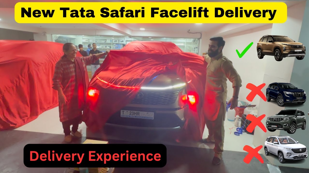 Finally New Tata Safari Facelift Ki Delivery Le li 😍 Ab Ayega Maza 🔥