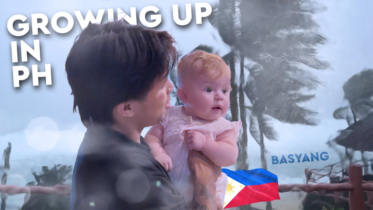 🇵🇭 No Storm Will Stop This 🇬🇧 Baby! Life In Siargao Behind The Scenes