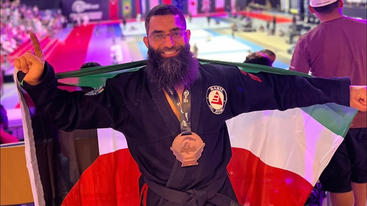 الفوز على المصنف الاول البرازيلي 14-2 في بطولة غراندسلام ابوظبي العالمية البروفيسور قتيبة اللوغاني