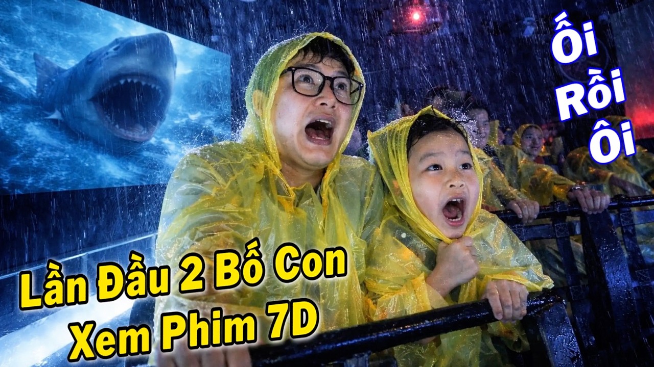 Lần Đầu Xem Phim 7D Của 2 Bố Con Và Cái Kết Ướt Như Chuột