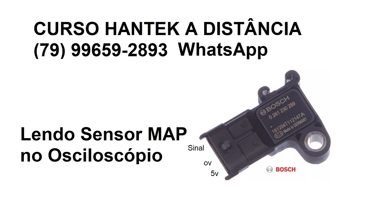 Como lê MAP com Osciloscópio? Curso hantek 79 99659-2893