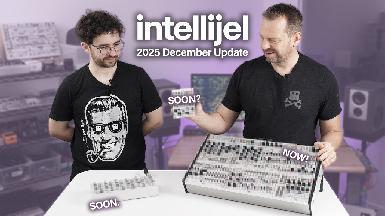 Обновление новых продуктов Intellijel за декабрь 2025 г. — 7U Case Gen-2, Jellymix, Scoops и Swells