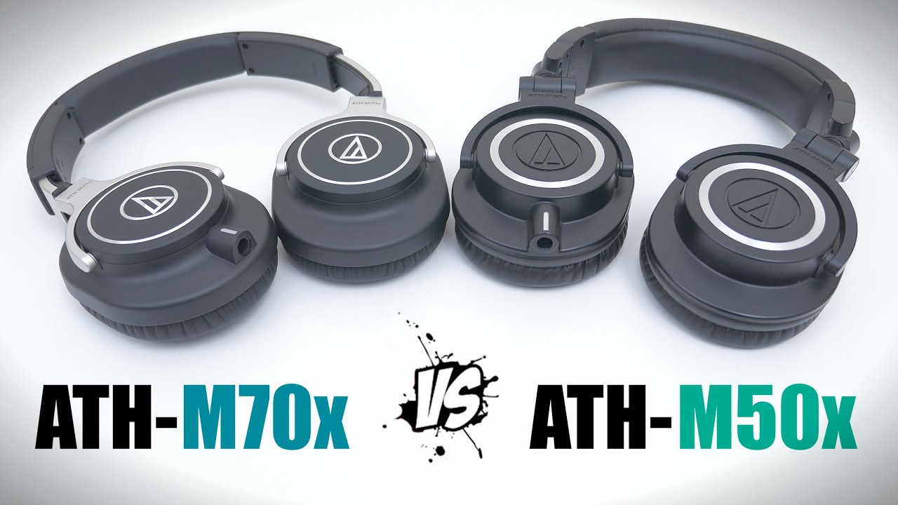 ATH-M70x vs ATH-M50x - Full Comparison + Sound Test