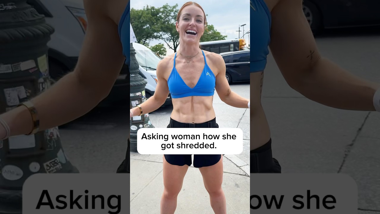 Asking woman how she got shredded. #abs #girlswholift #workout #fitness #inspiration
