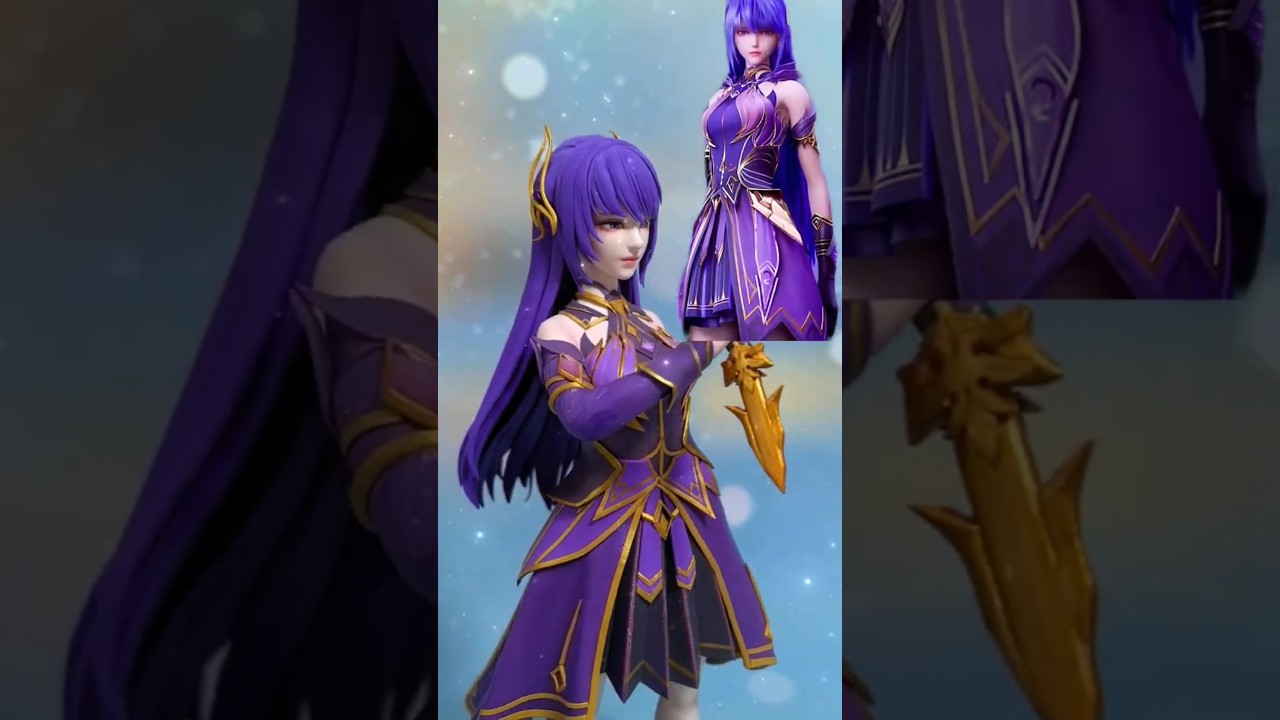 Sheng Cai'er ❤️ Polymer clay Figurine 😍 |Throne of Seal| #donghua #anime #caier #shorts #medusa