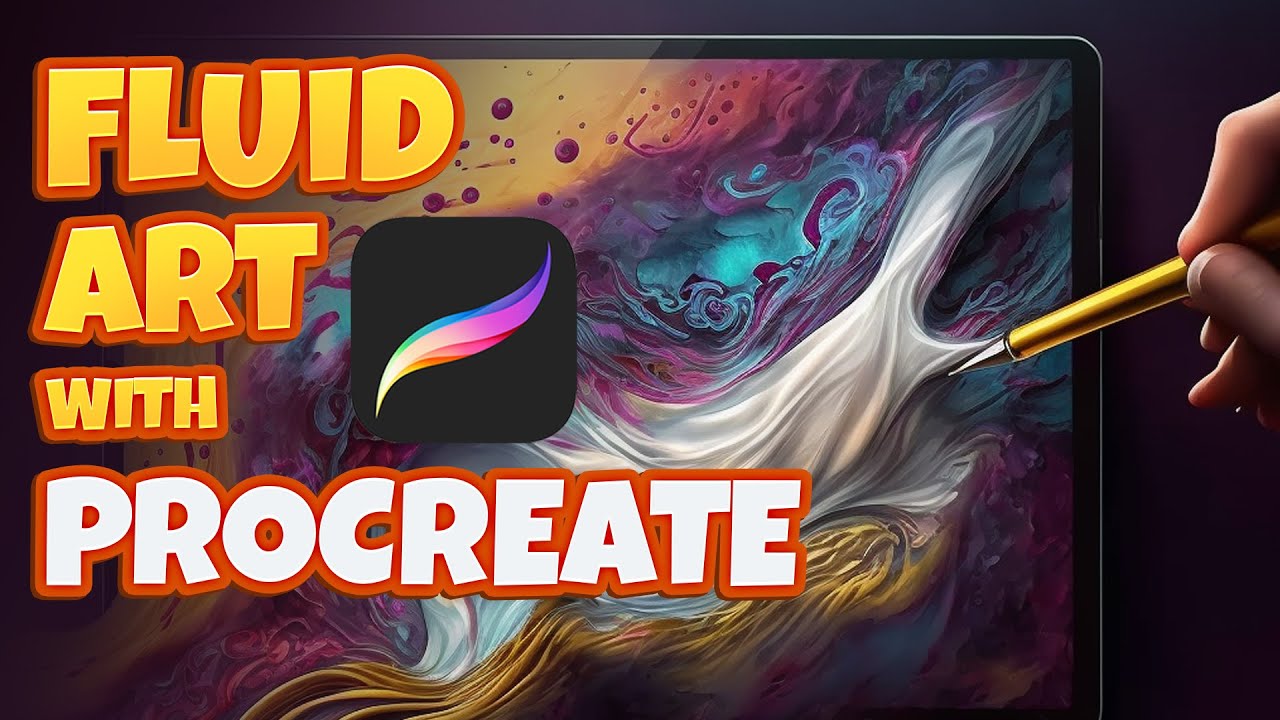 Create Stunning Fluid Art in Procreate | Tutorial