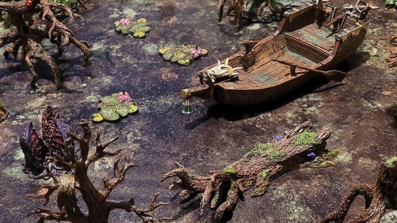 D&D Dwarven Forge and Monster Fight club SWAMPS