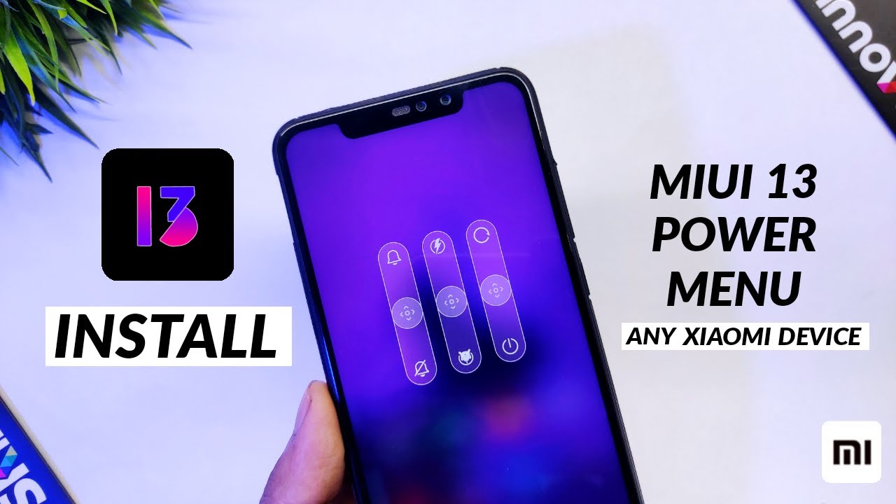 Miui 13 New Power Menu On Any Xiaomi Device | #Miui13