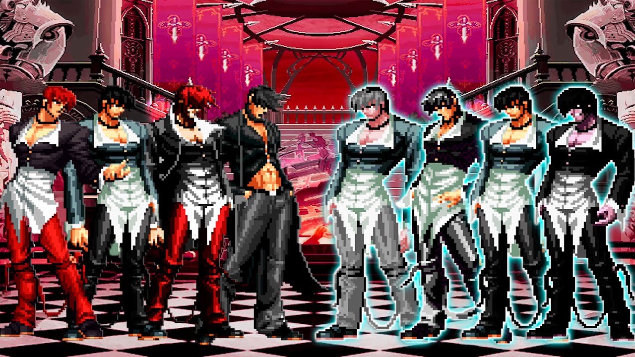 [KOF Mugen] Iori Yagami Team vs Flames Iori Yagami Team