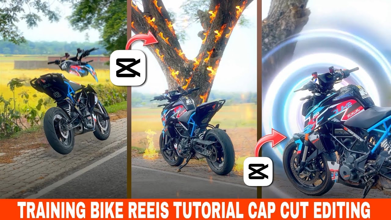 TRAINING BIKE REEIS🌪️TUTORIAL CAP CUT EDITING✨
