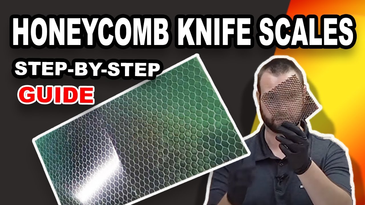 How to Make Custom Epoxy Knife Handles - Honeycomb Knife Scales