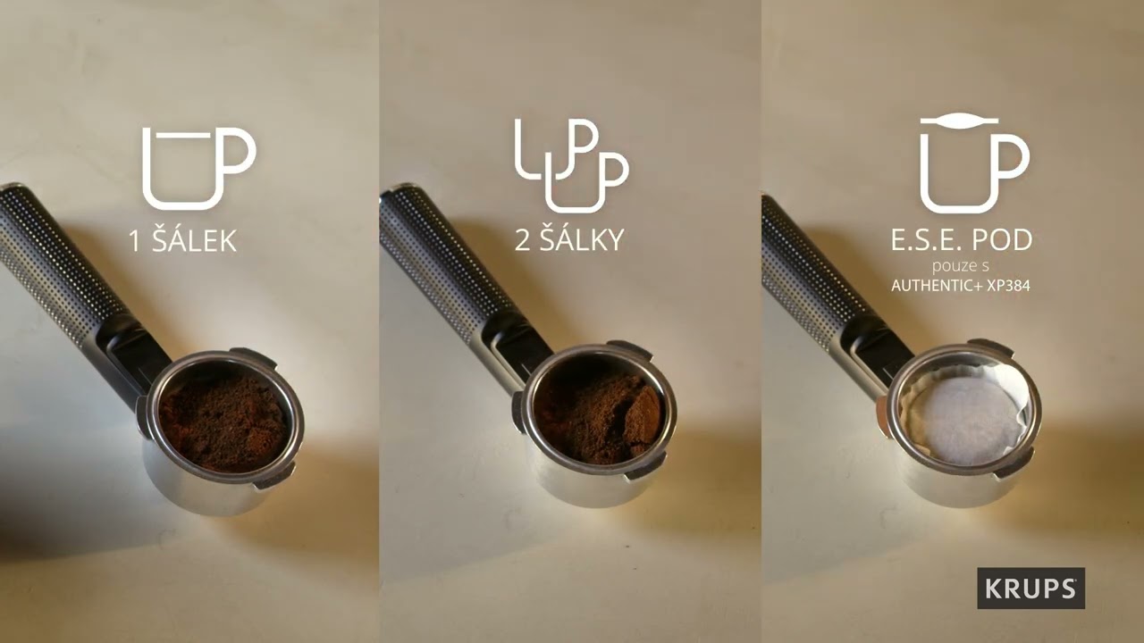 (CZ) KRUPS Authentic - Jak připravit své první espresso