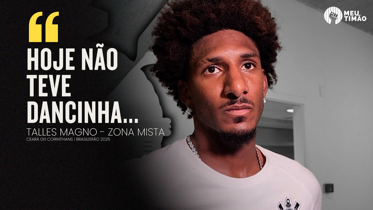 TALLES MAGNO COMENTA MOMENTO DIF&Iacute;CIL, DETALHA GOL E PROJETA DUELO CONTRA O S&Atilde;O PAULO