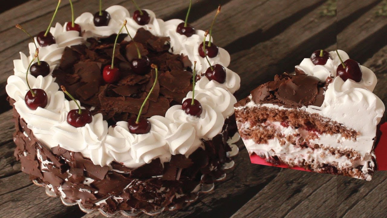 Black Forest Cake Step By Step Recipe By Chef Hafsa | Hafsas Kitchen