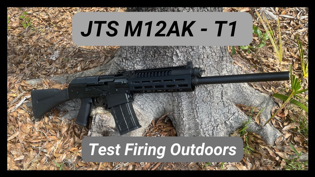 JTS M12AK - T1 Тестовые стрельбы на открытом воздухе