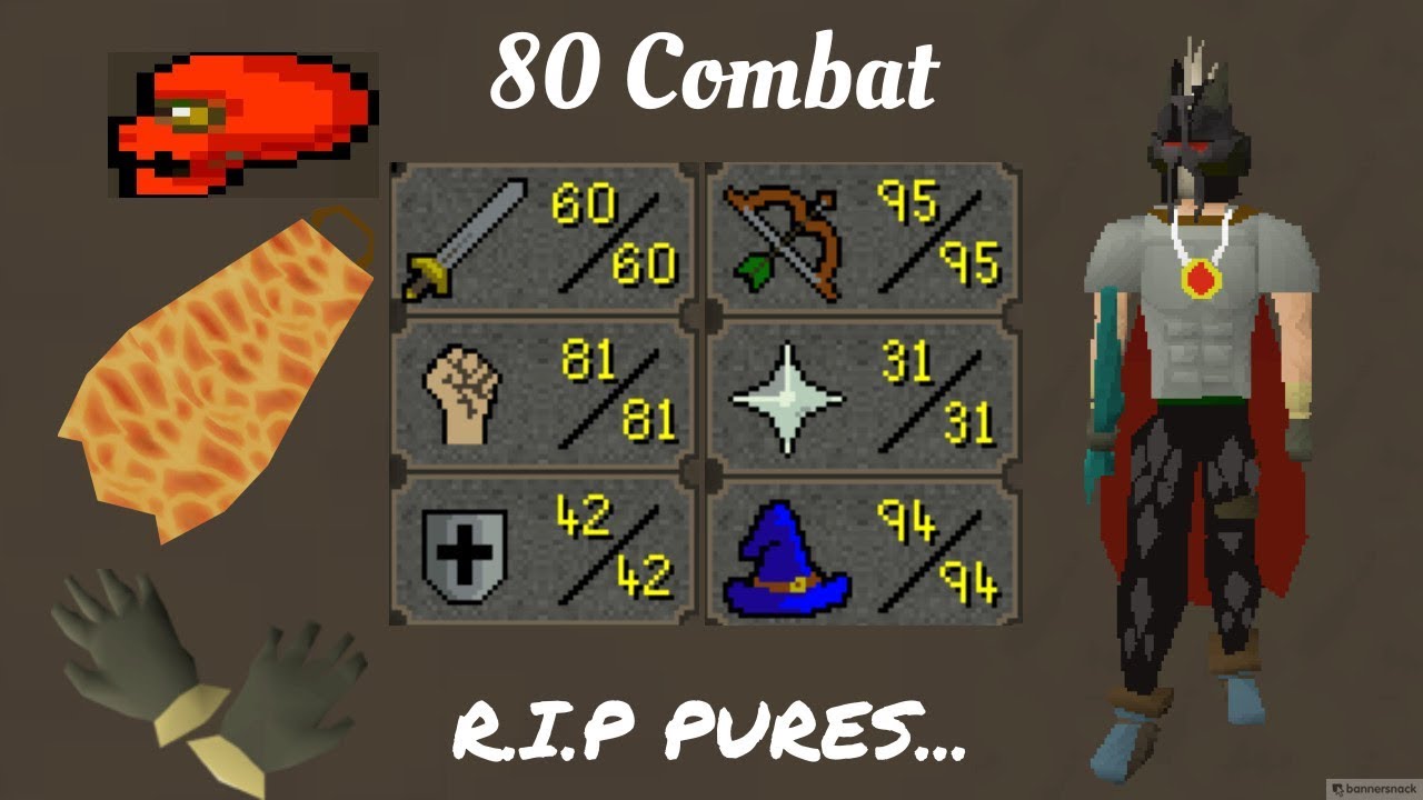 Pking on a Very Overpowered Build - Low level 31 Prayer Rune Pure w/ Fcape @ 80 Cb -