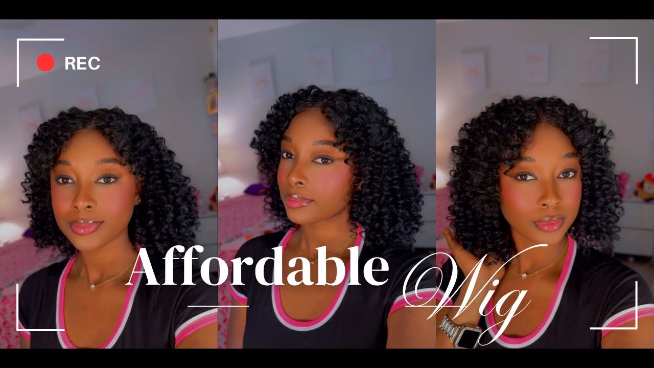 $29 affordable amazon glueless wig #amazonwigs #amazonhair #affordablewig #protectivehairstyle