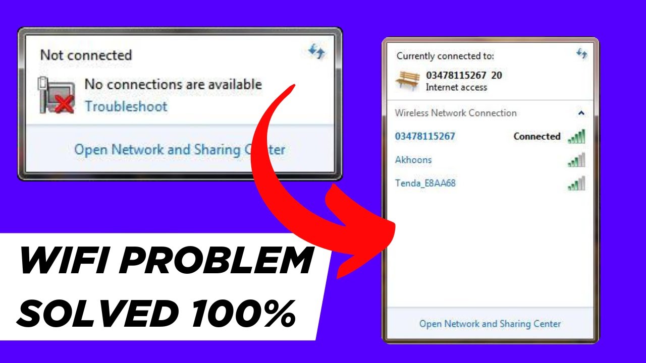 Fix Windows 7 Wifi Problem 2025 | windows 7 wifi error | unable to connect wifi in windows 7