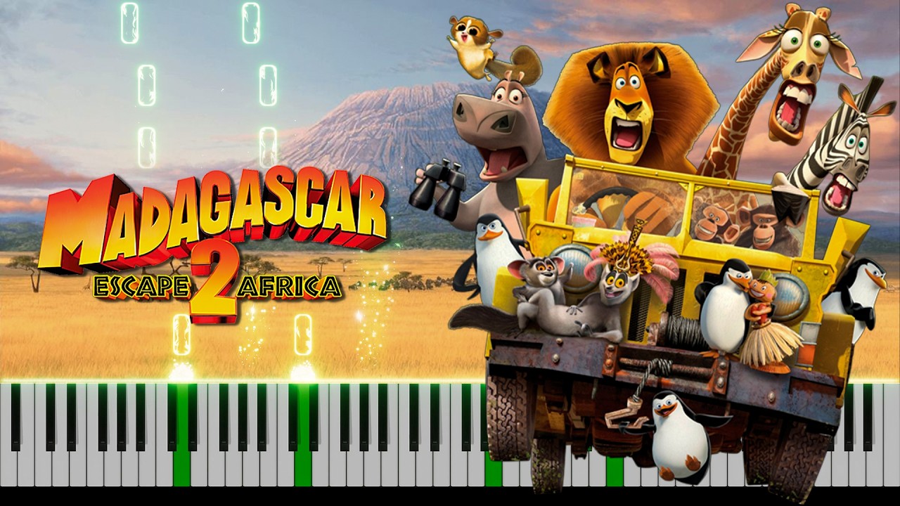 Madagascar: Escape 2 Africa - Best Friends on Piano [FREE MIDI]