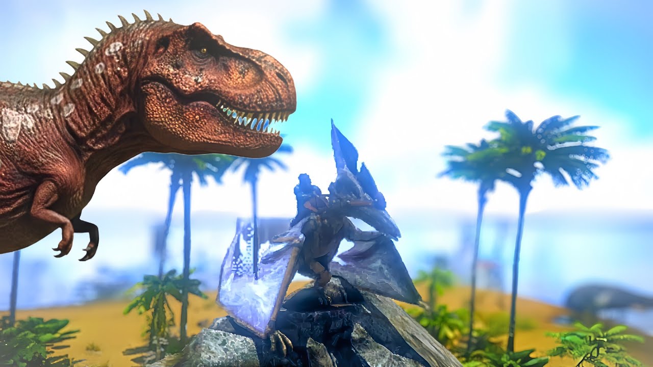 ARK, tentei domar dinossauros, domei um pitero nível 120! Episódio 15