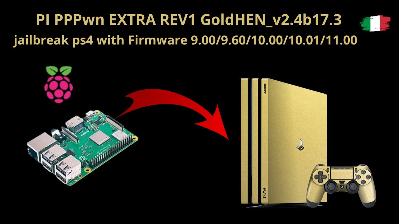 Jailbreak PS4 9.00/9.60/10.00/10.01/11.00 with Raspberry PI - La Guida Completa che Devi Vedere!