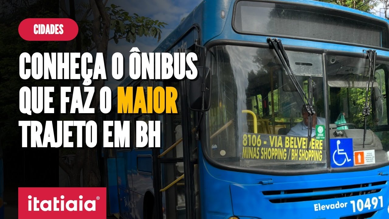 COMO É VIAJAR NA LINHA DE ÔNIBUS MAIS LONGA DE BELO HORIZONTE?