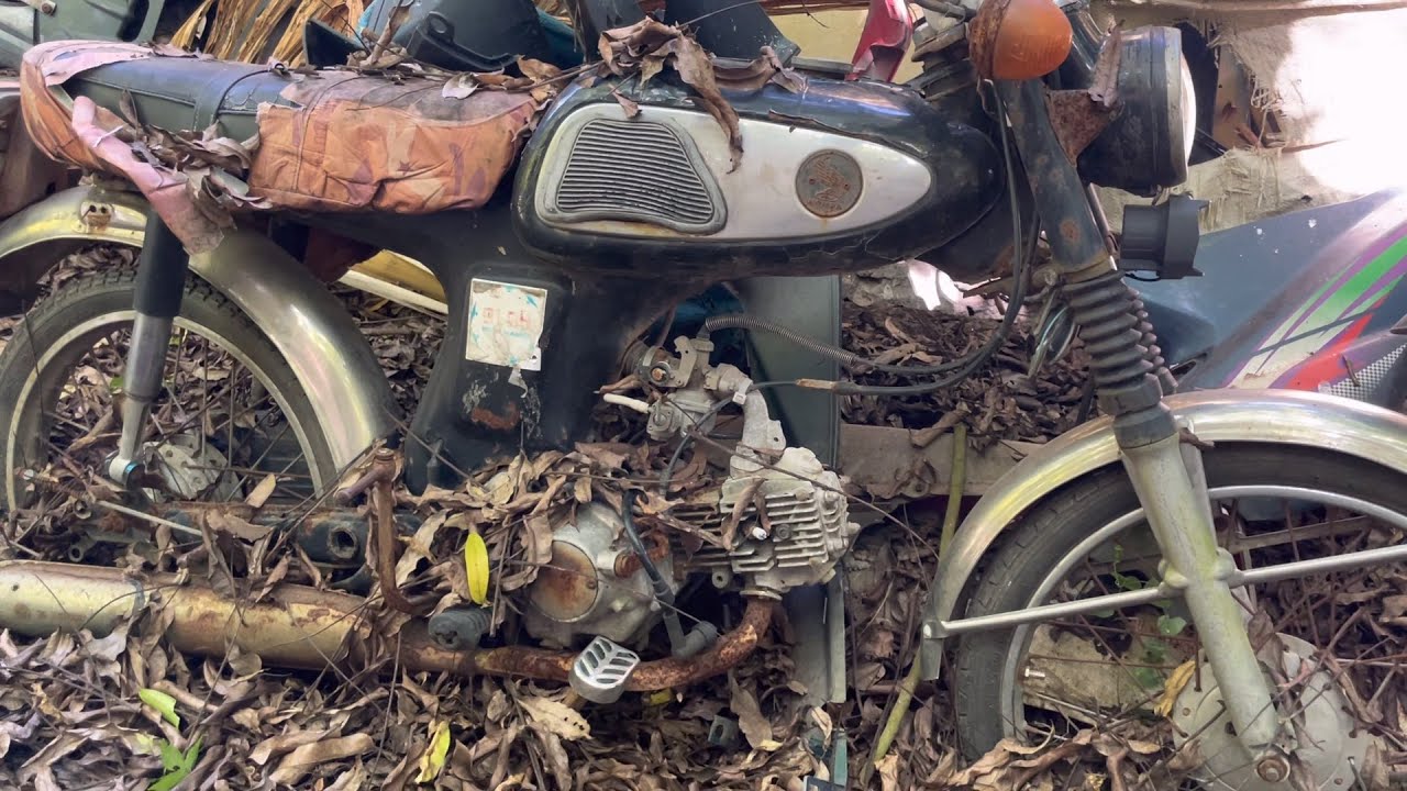 Полностью восстановленная Honda Super SS50 1967 года | Он будет работать через 45 лет!