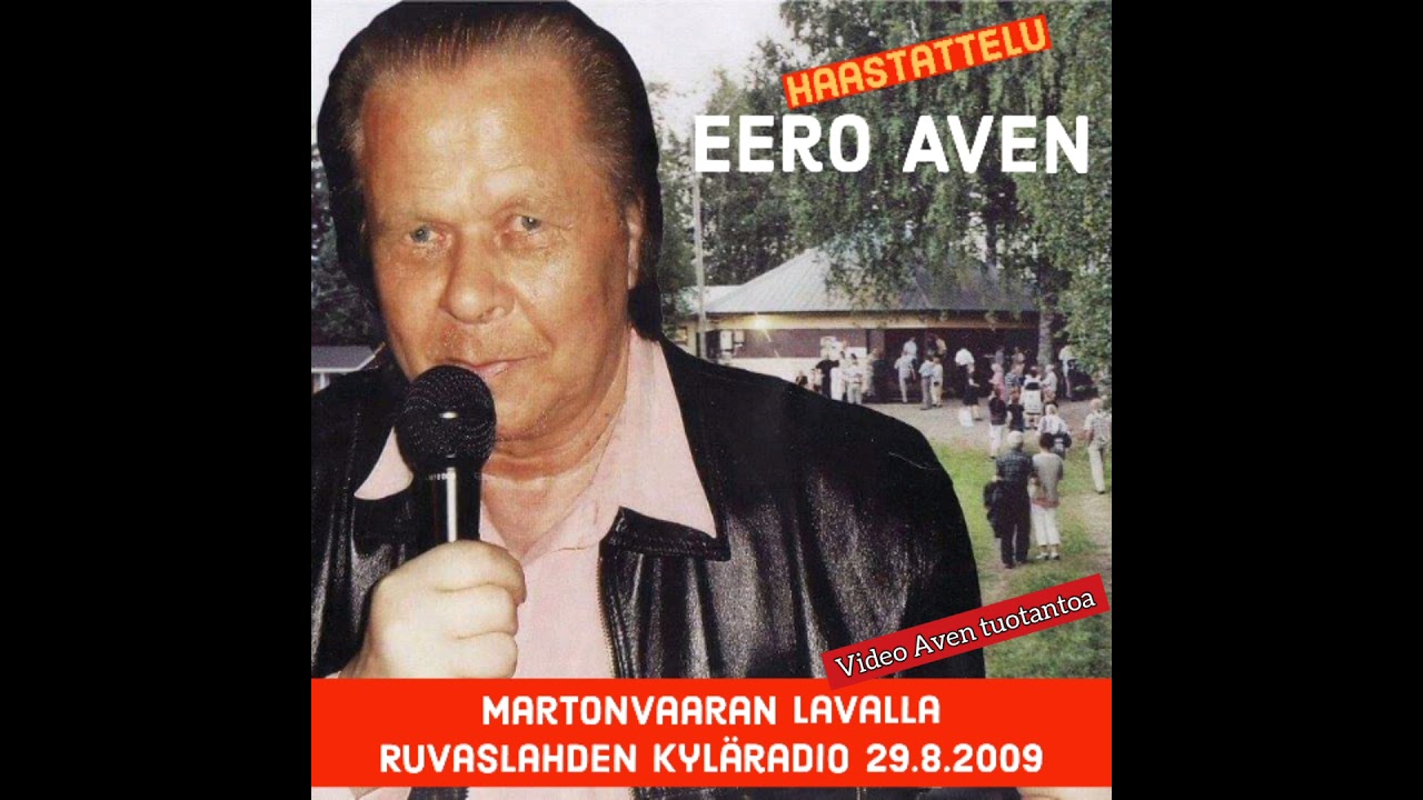 Eero Aven haastattelu Martonvaaran lavalla Eeron Elorieha tanssit 29.8.2009 Ruvaslahden kyläradio