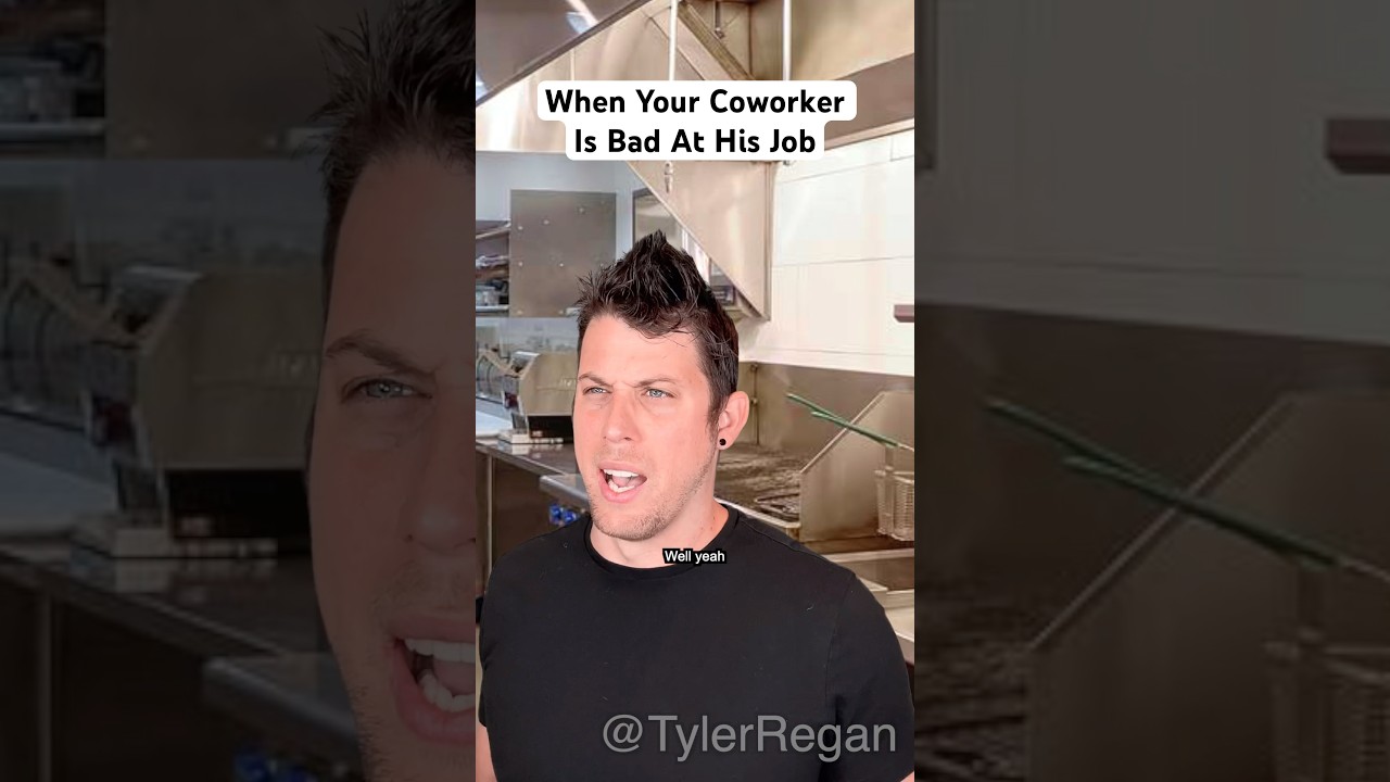 When Your Coworker Is Bad At His Job #server #restaurant #coworker #shorts