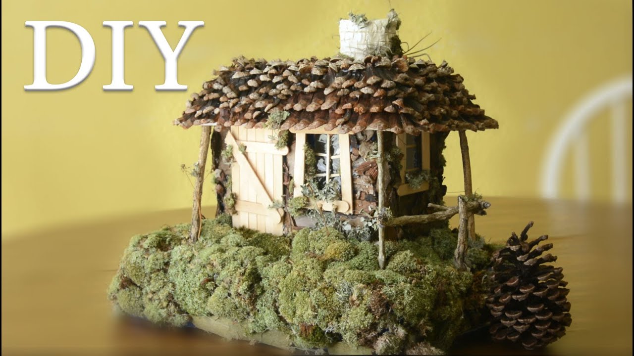 DIY How to make a fairy house. Tutorial.