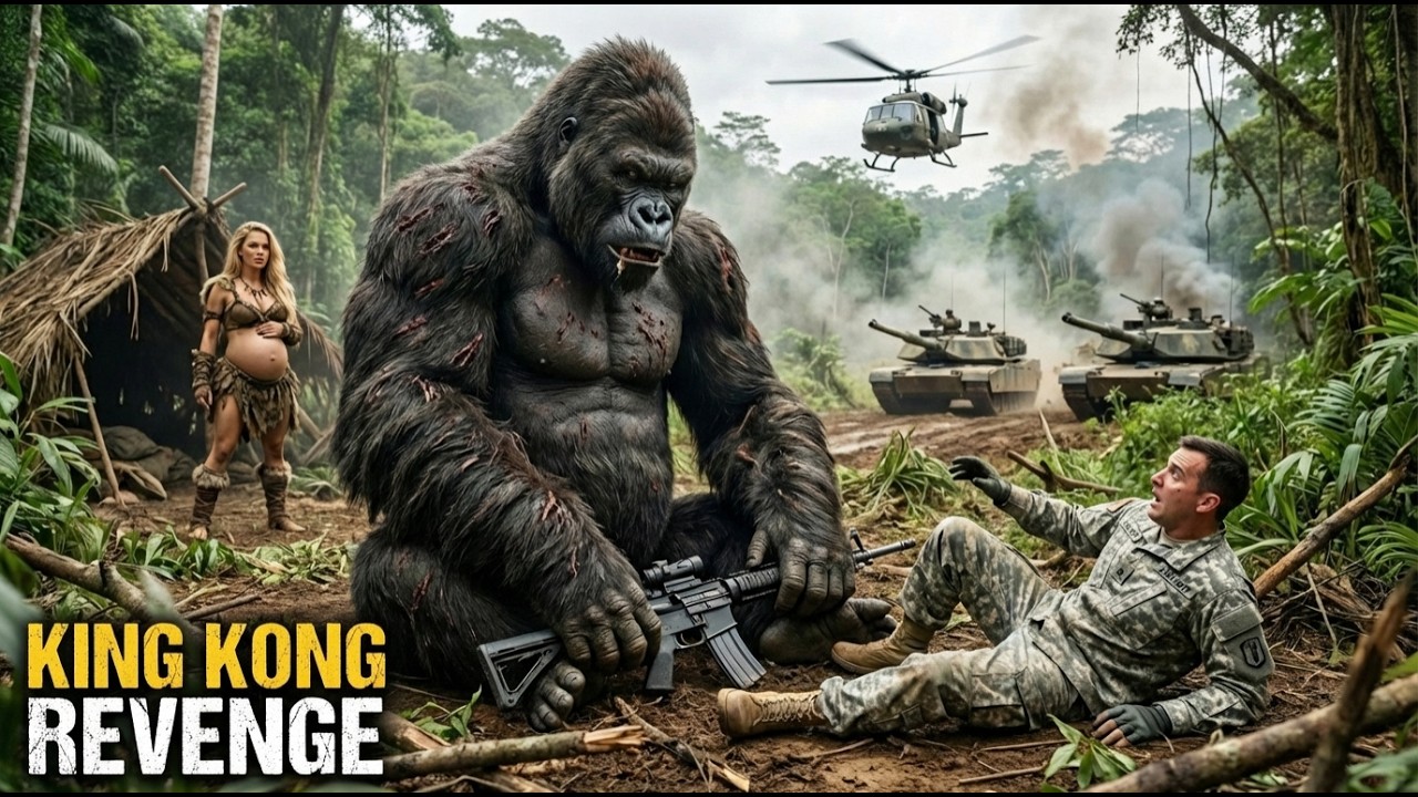 King Kong Protector vs Ancient Army | Epic Jungle Story | Early Human Life Million Years Ago