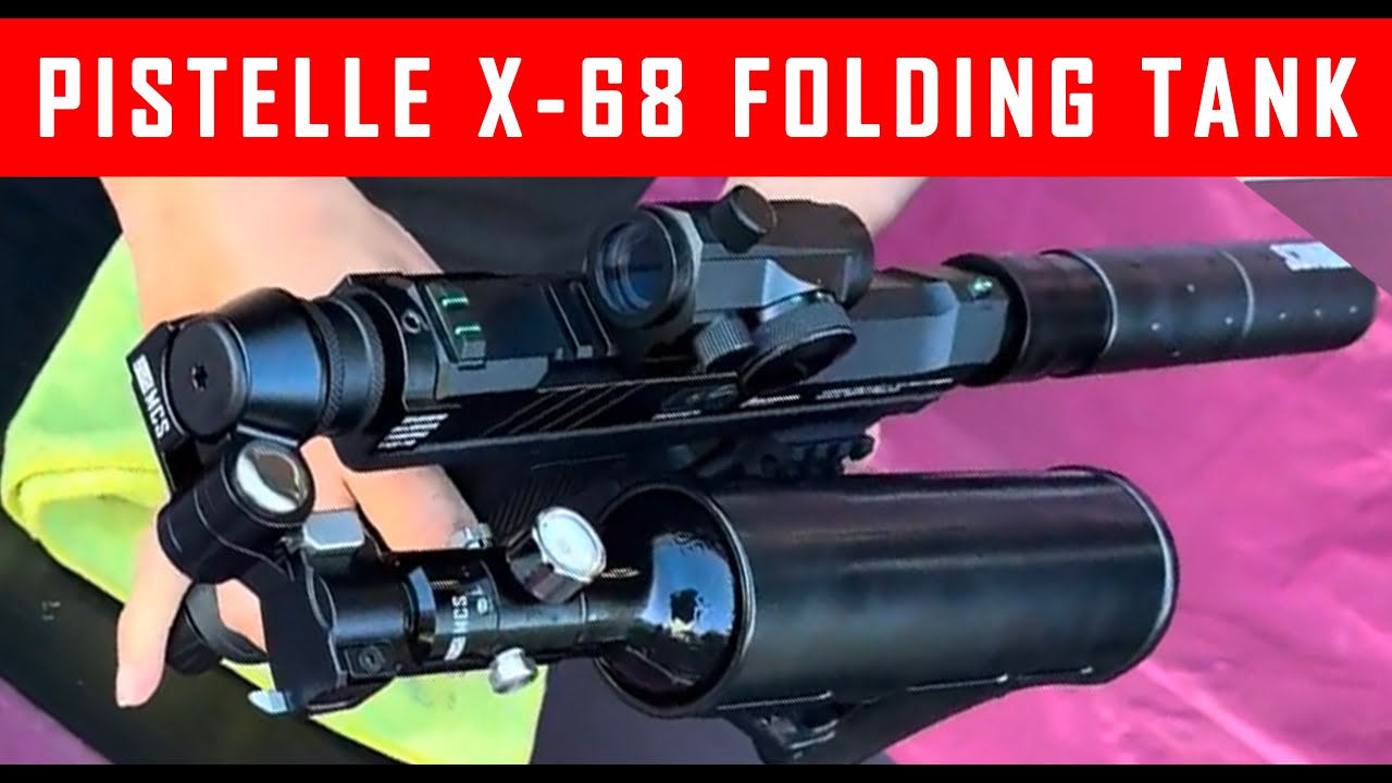 Механизм блокировки адаптера приклада пневматического пистолета Pistelle X-68 Gen3 #mcs